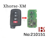 xhorse -XM丰田汽车四键智能遥控器
